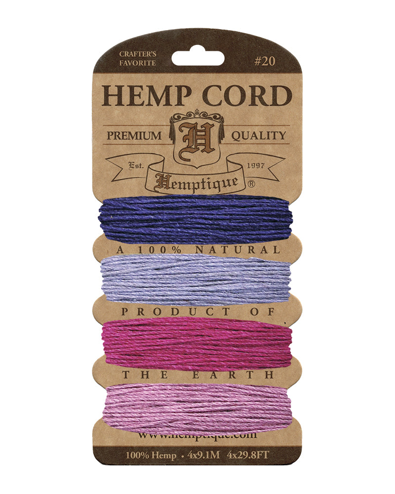 #20 (1mm) Hemp Cord Cards