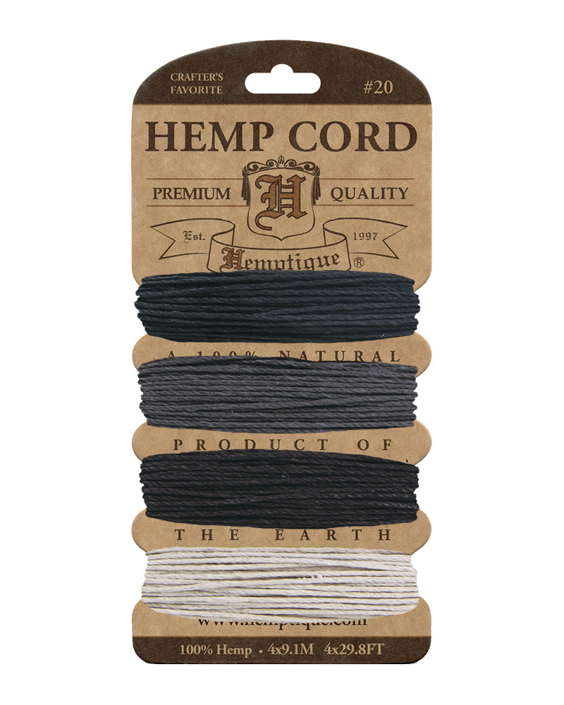 #20 (1mm) Hemp Cord Cards