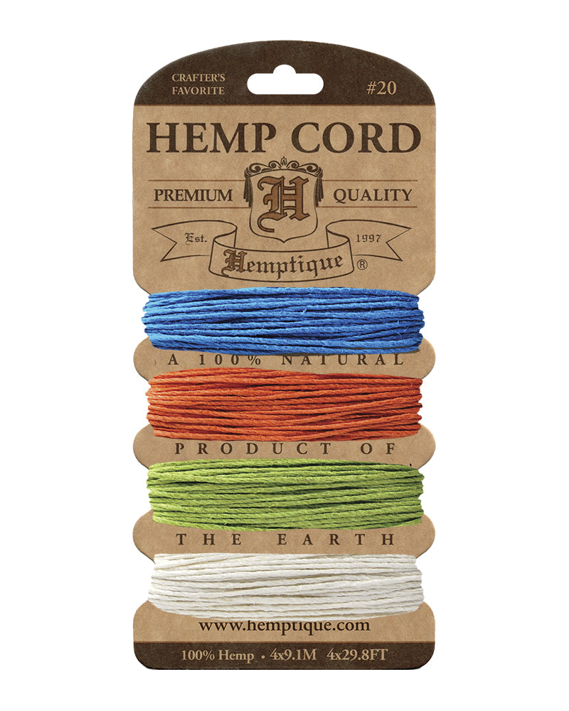 #20 (1mm) Hemp Cord Cards