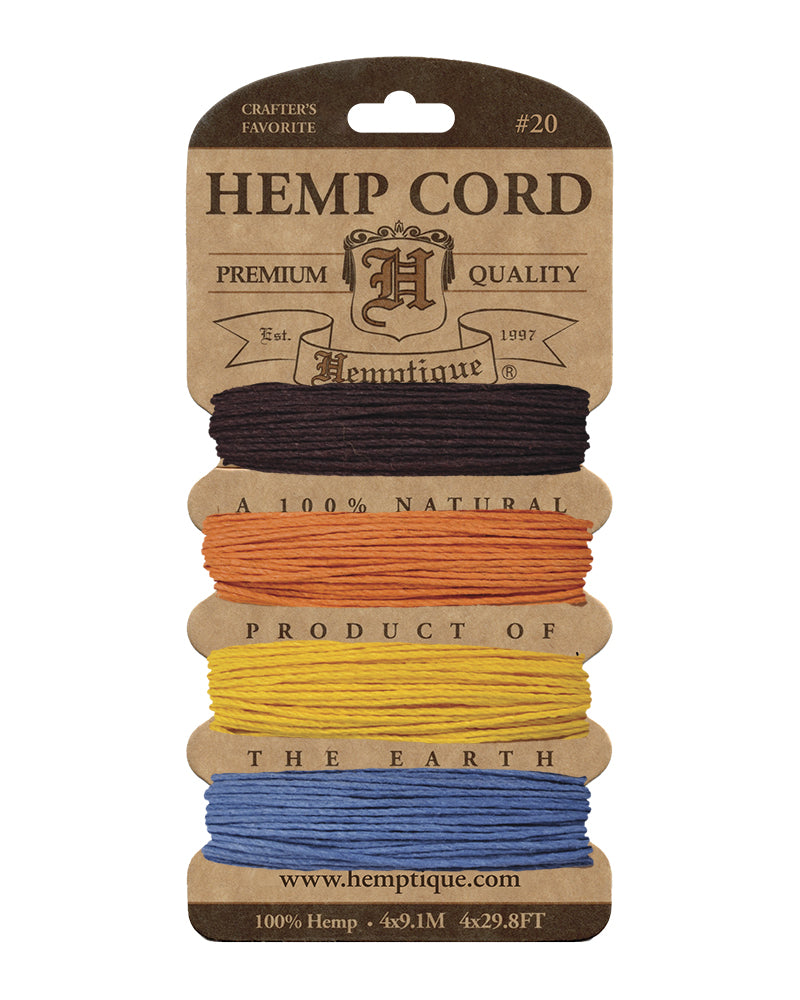 #20 (1mm) Hemp Cord Cards