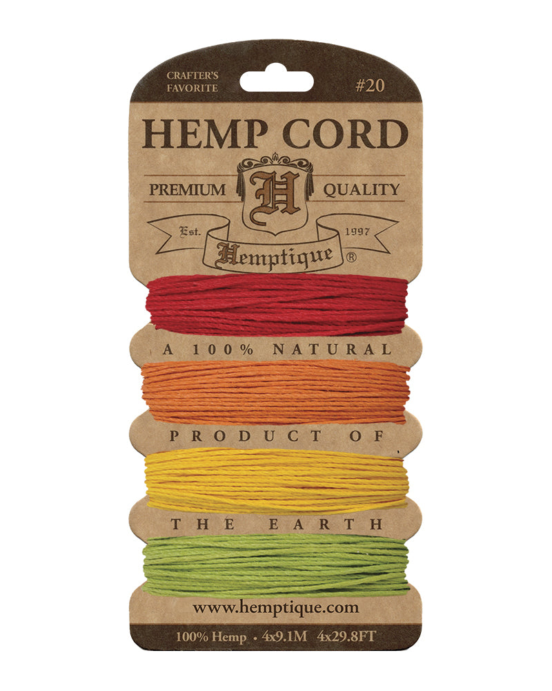 #20 (1mm) Hemp Cord Cards