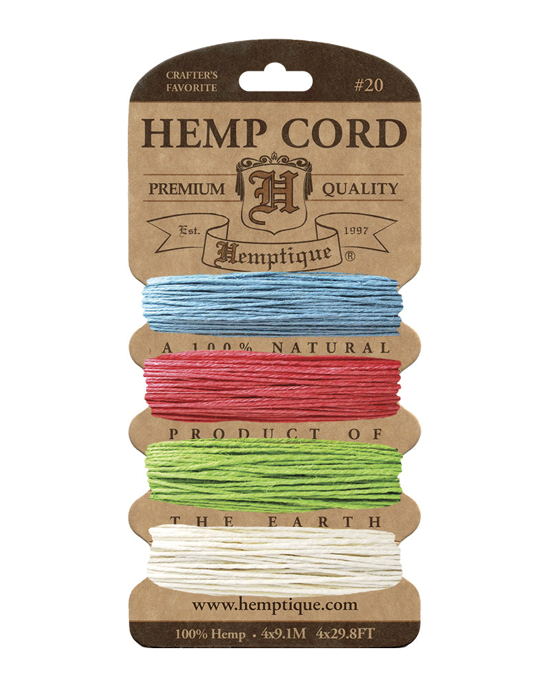 #20 (1mm) Hemp Cord Cards