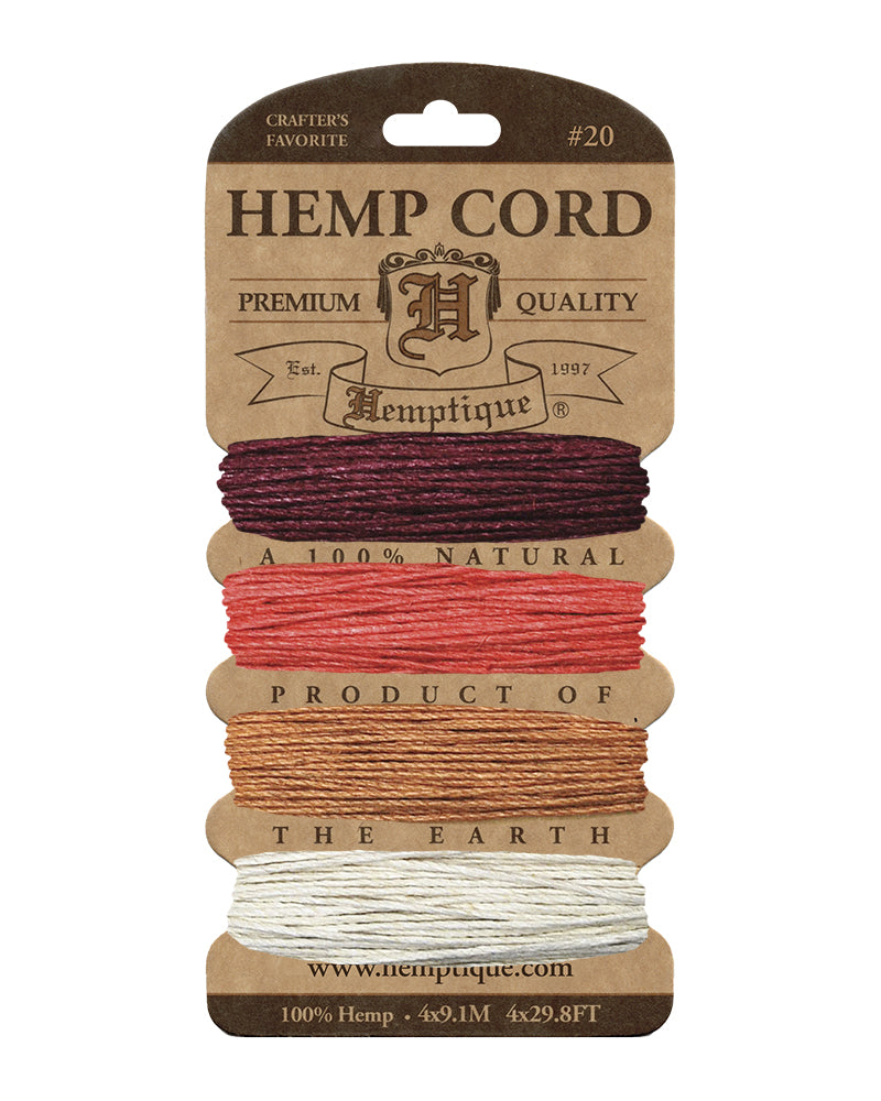 #20 (1mm) Hemp Cord Cards