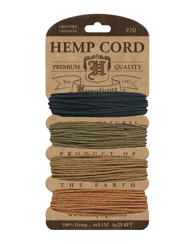 #20 (1mm) Hemp Cord Cards