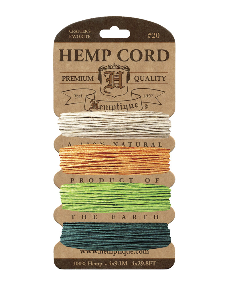 #20 (1mm) Hemp Cord Cards