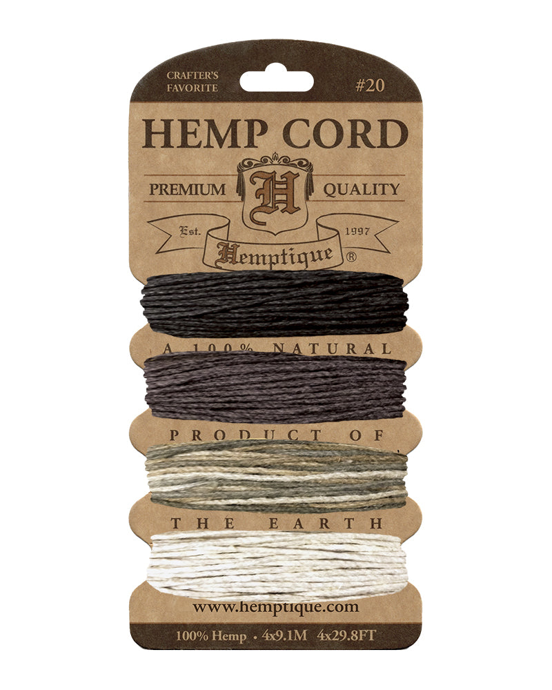 #20 (1mm) Hemp Cord Cards