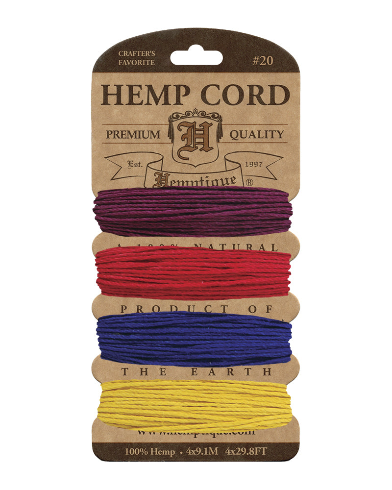 #20 (1mm) Hemp Cord Cards