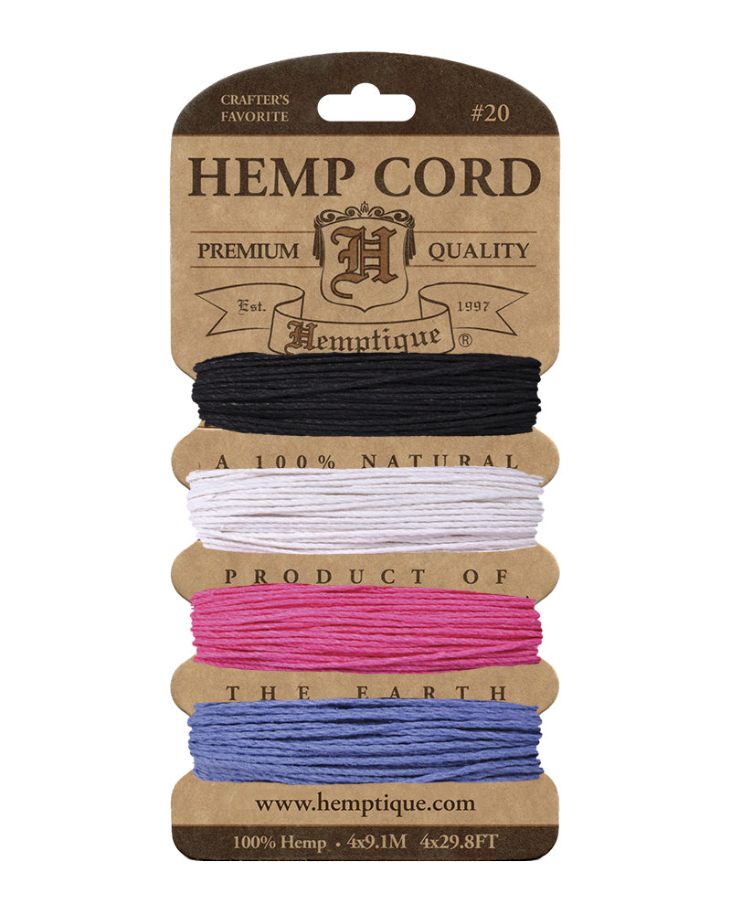 #20 (1mm) Hemp Cord Cards