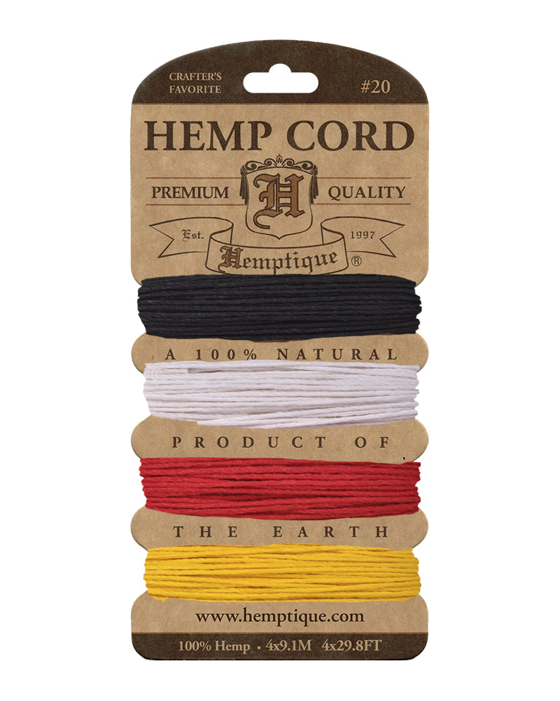 #20 (1mm) Hemp Cord Cards