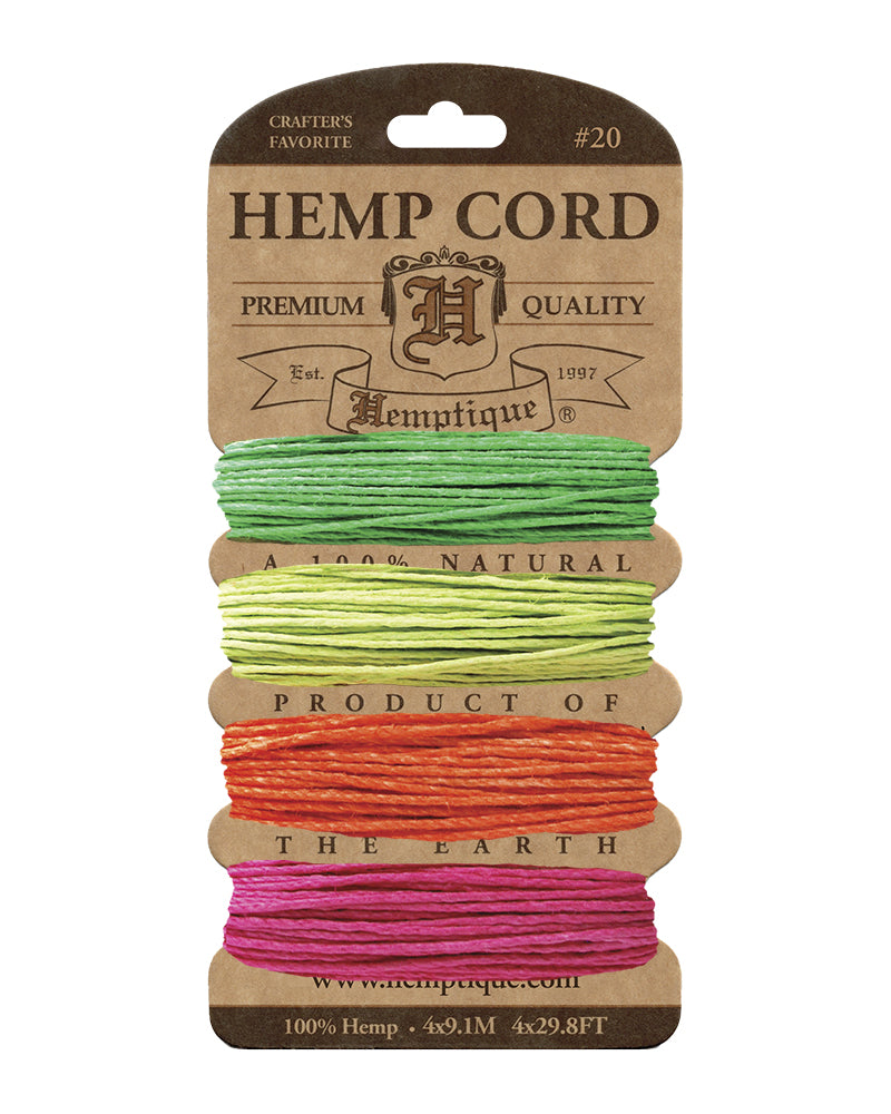 #20 (1mm) Hemp Cord Cards