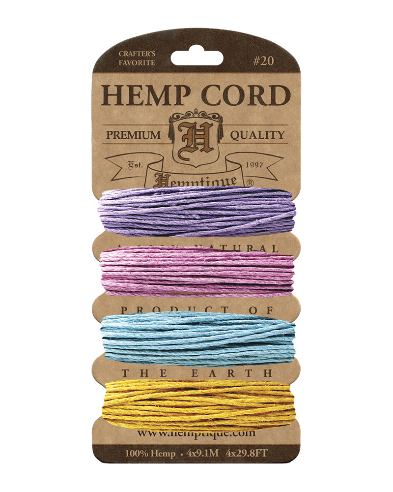 #20 (1mm) Hemp Cord Cards