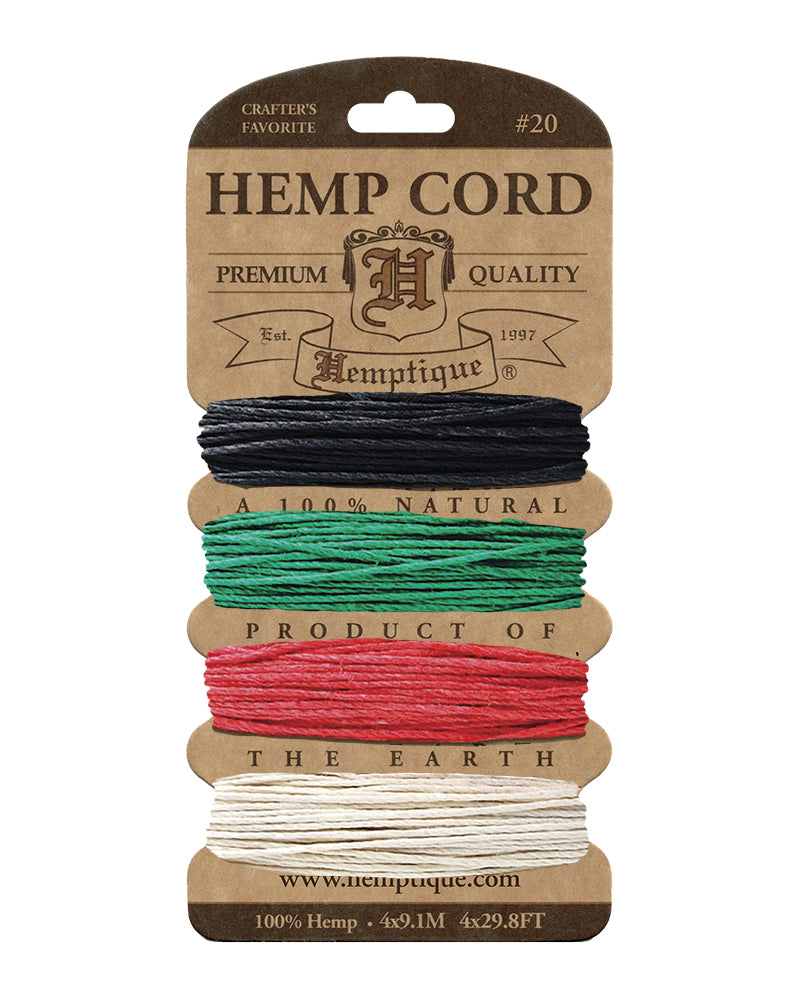 #20 (1mm) Hemp Cord Cards