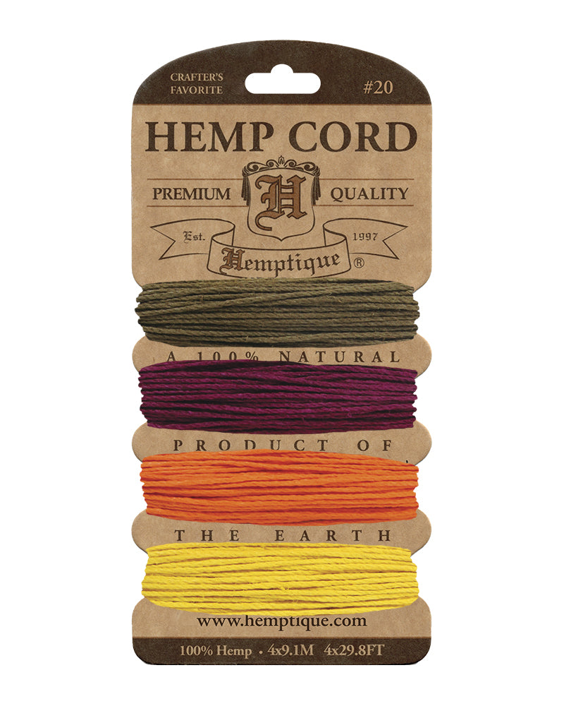 #20 (1mm) Hemp Cord Cards