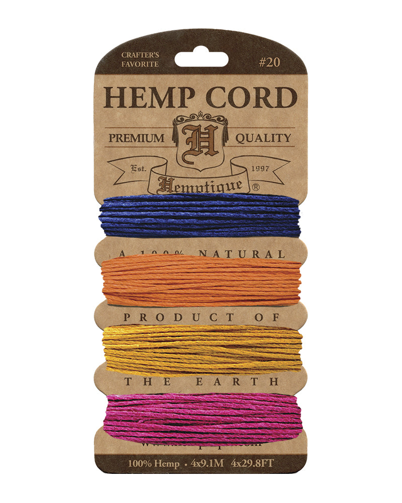 #20 (1mm) Hemp Cord Cards