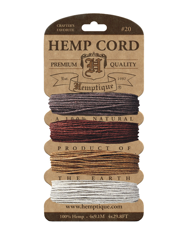 #20 (1mm) Hemp Cord Cards