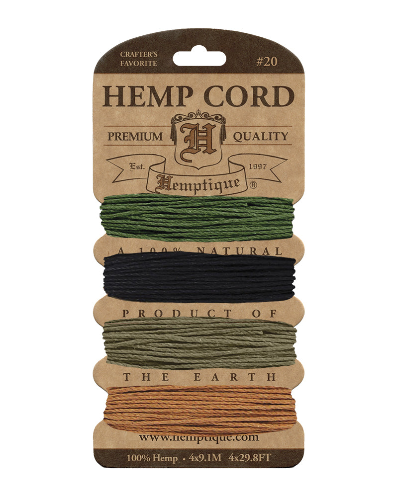 #20 (1mm) Hemp Cord Cards