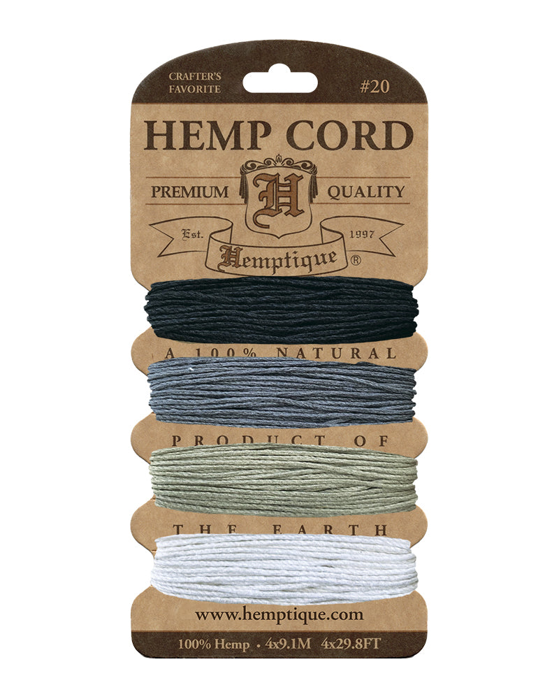 #20 (1mm) Hemp Cord Cards