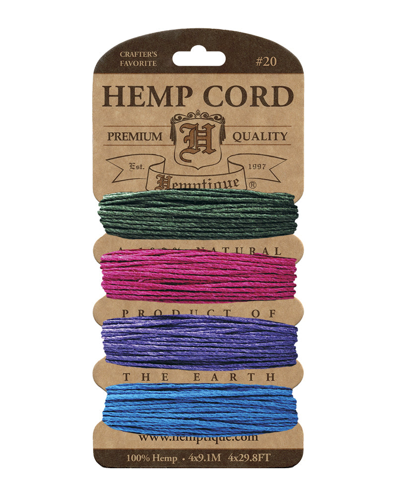 #20 (1mm) Hemp Cord Cards