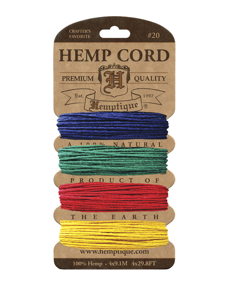 #20 (1mm) Hemp Cord Cards