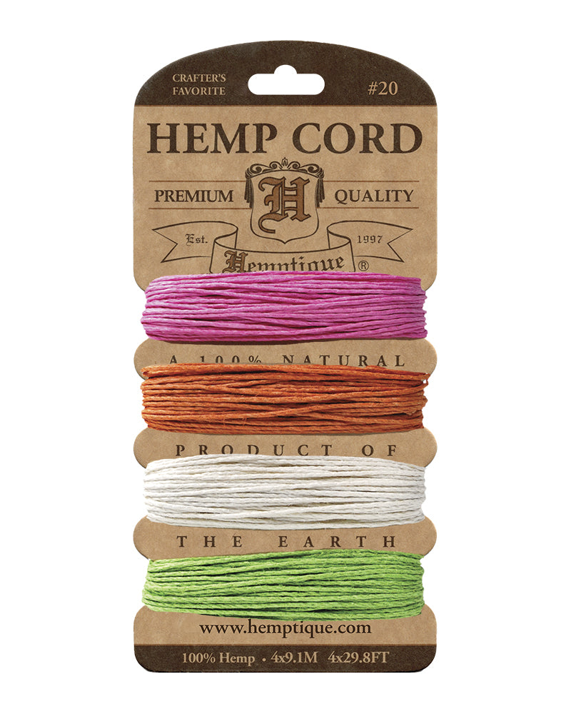 #20 (1mm) Hemp Cord Cards