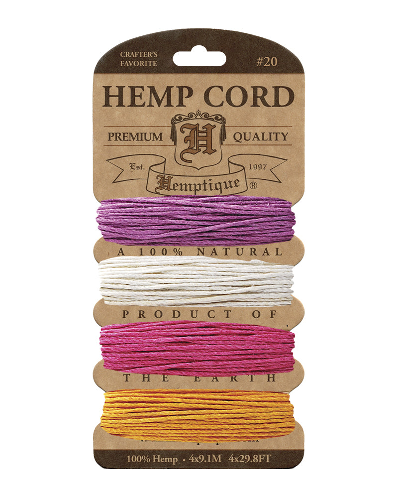 #20 (1mm) Hemp Cord Cards