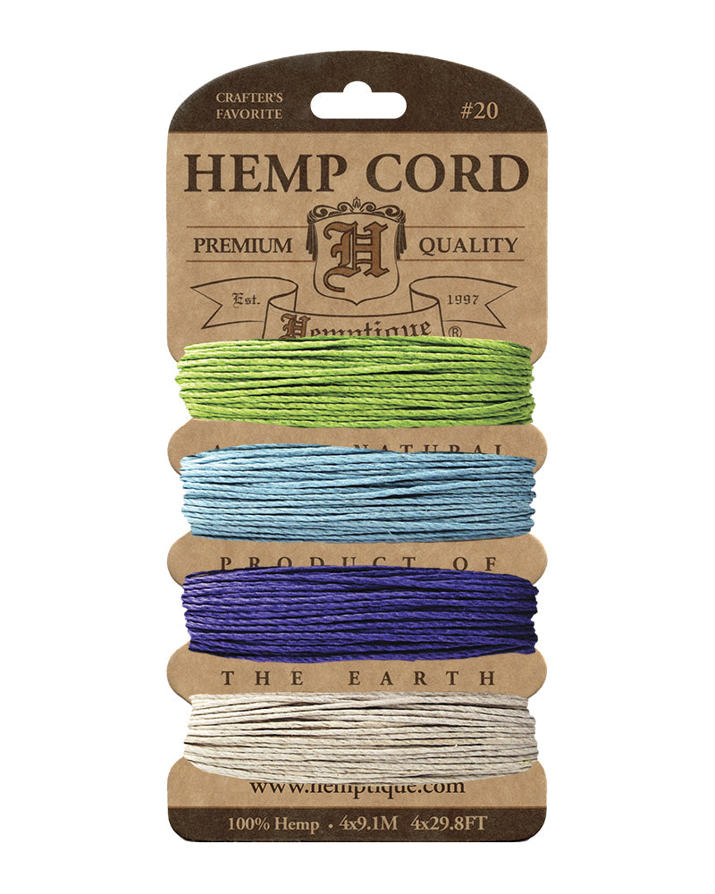 #20 (1mm) Hemp Cord Cards