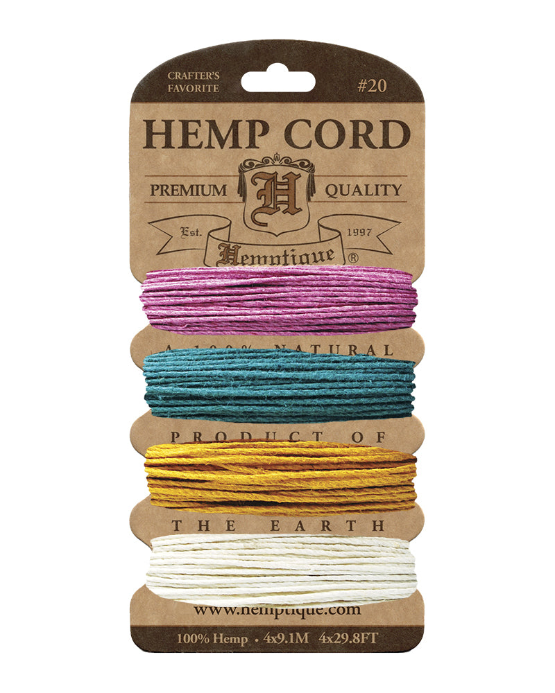 #20 (1mm) Hemp Cord Cards