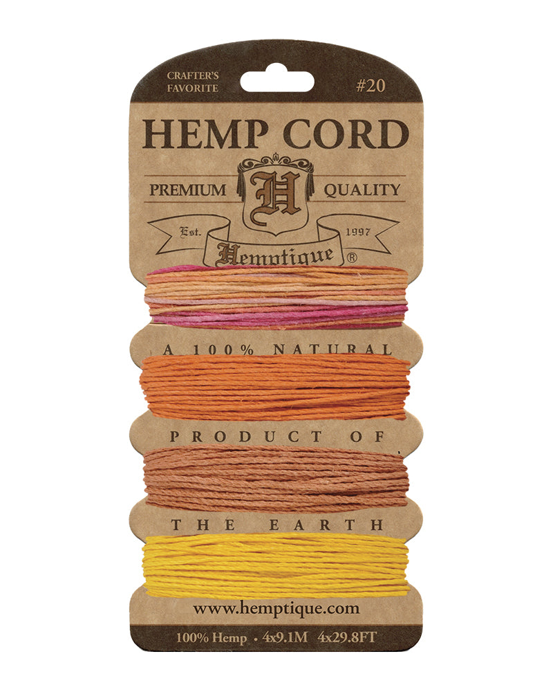 #20 (1mm) Hemp Cord Cards