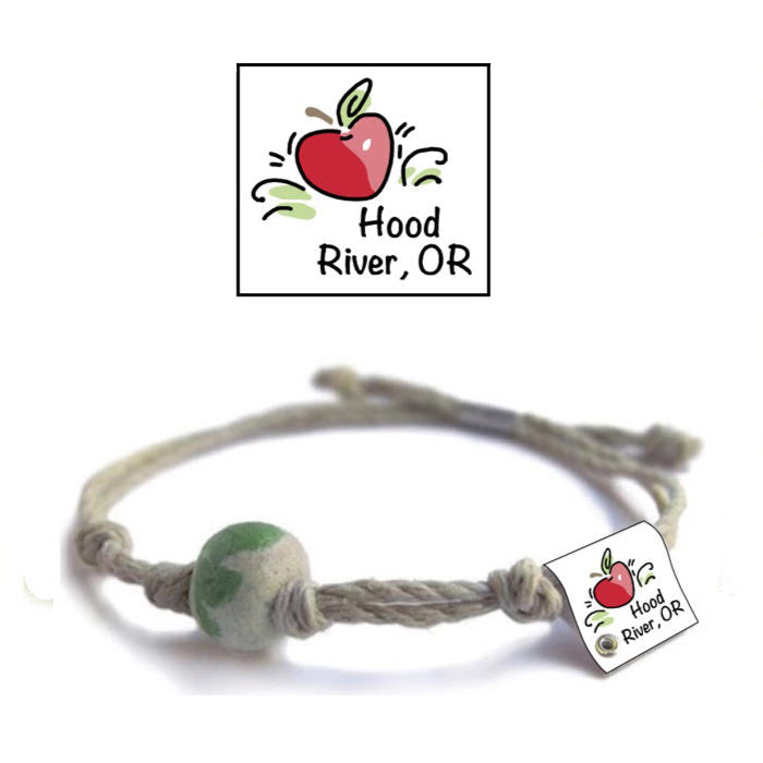 Hood River, Oregon Sand Bead Bracelet by Earth Bands