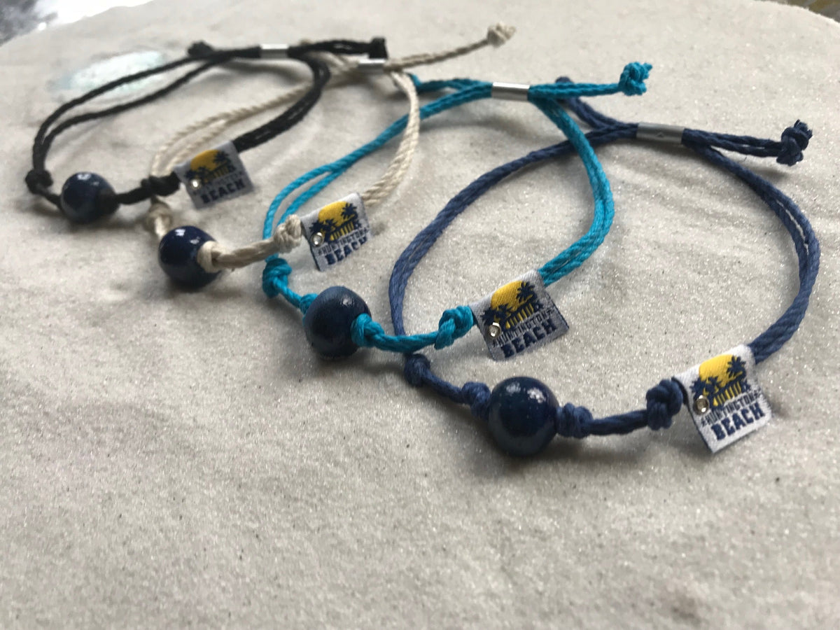 Huntington Beach, California Sand Bead Bracelet by Earth Bands — view 2