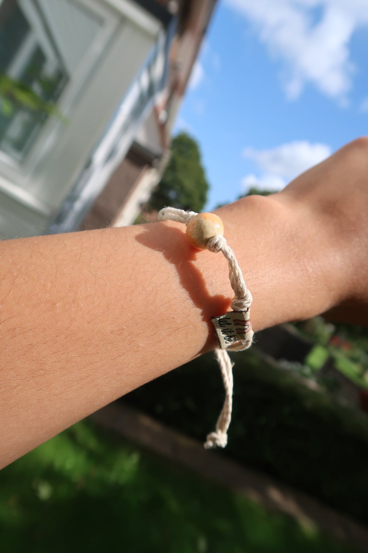 Padre Island, Texas Sand Bead Bracelet by Earth Bands — view 4