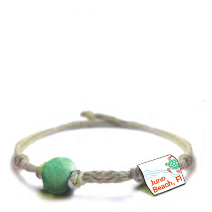 Juno Beach Florida Sand Bead Bracelet by Earth Bands — view 5