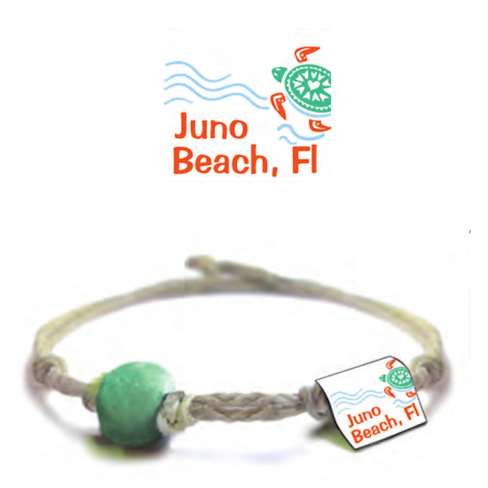 Juno Beach Florida Sand Bead Bracelet by Earth Bands