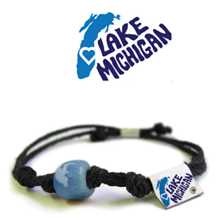 Lake Michigan, Michigan Sand Bead Bracelet by Earth Bands