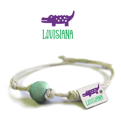 Louisiana Sand Bead Bracelet by Earth Bands