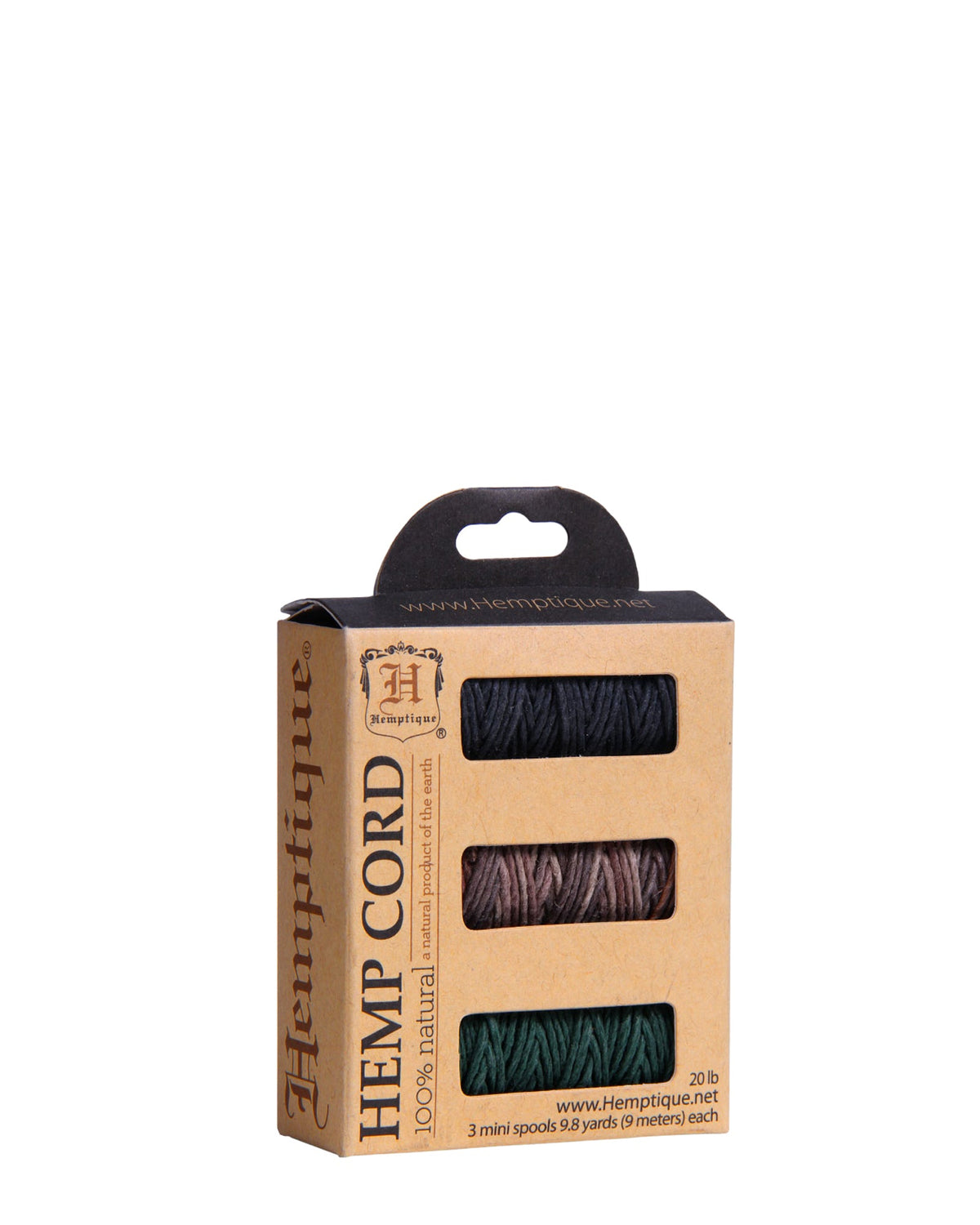 #20 Hemp Cord 3-Pack Mini Spools