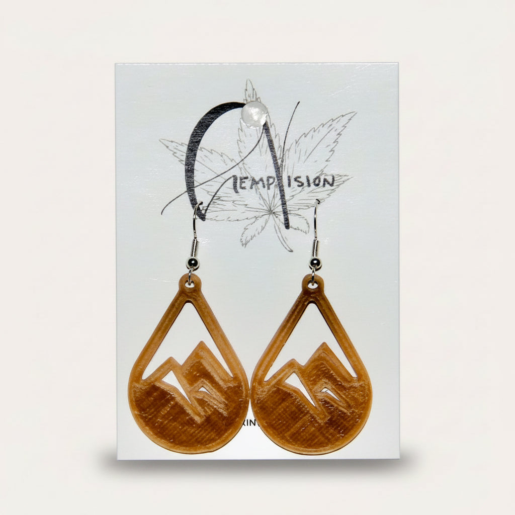Mountain Tear Drop Earrings