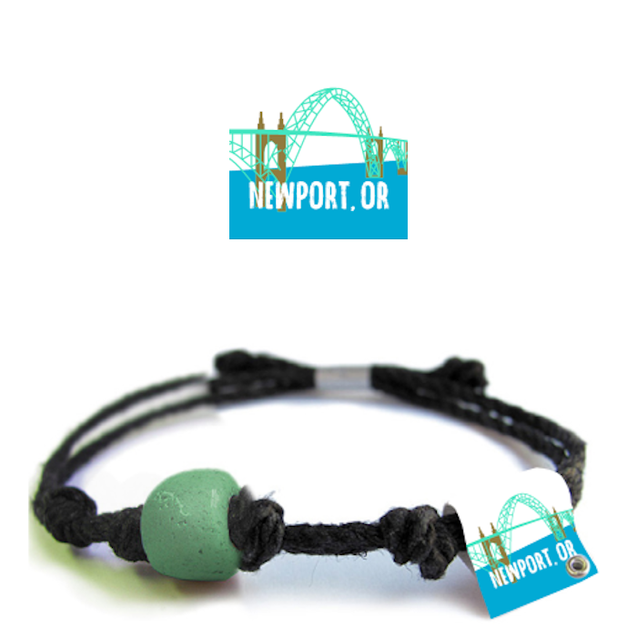 Newport, Oregon Sand Bead Bracelet by Earth Bands