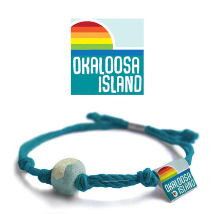 Okaloosa Island, Florida Sand Bead Bracelet by Earth Bands