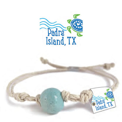 Padre Island, Texas Sand Bead Bracelet by Earth Bands