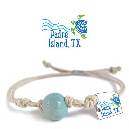 Padre Island, Texas Sand Bead Bracelet by Earth Bands