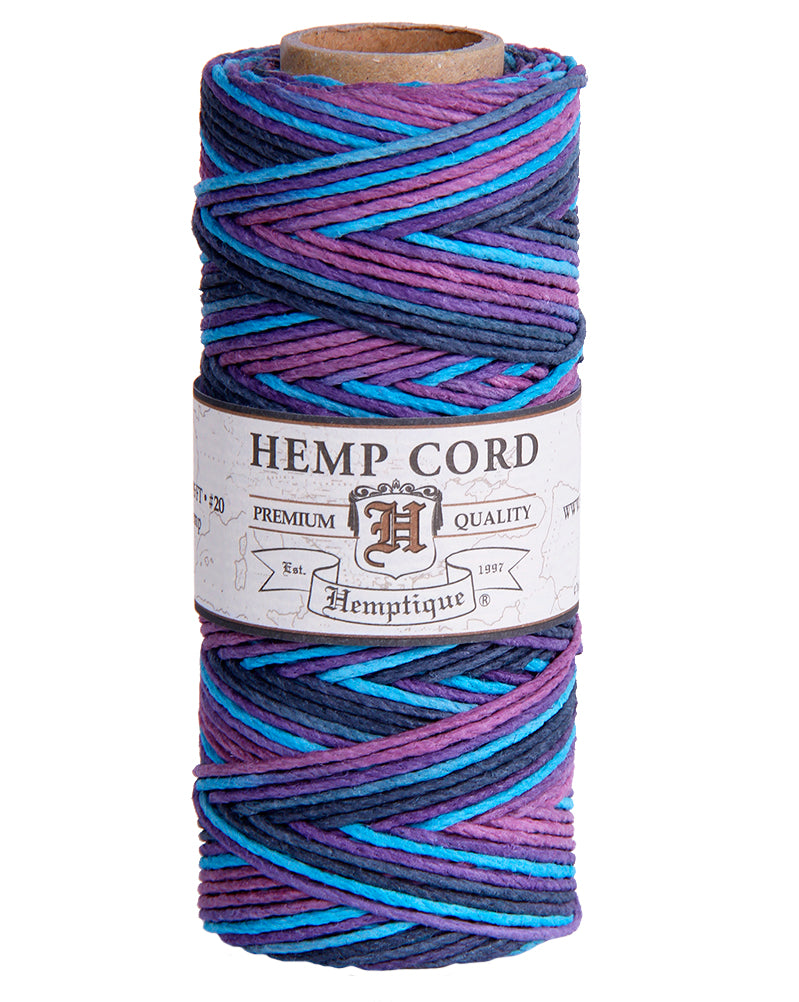 #20 (1mm) Hemp Cord Spools Variegated