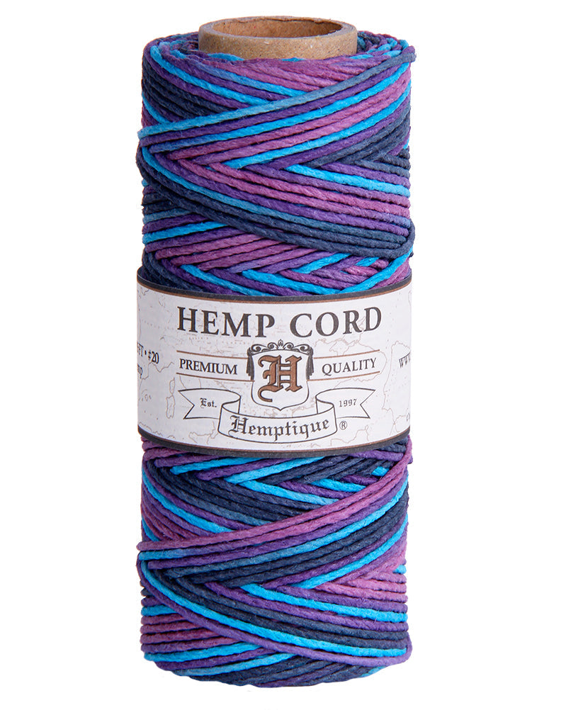 #20 (1mm) Variegated Hemp Cord Spools