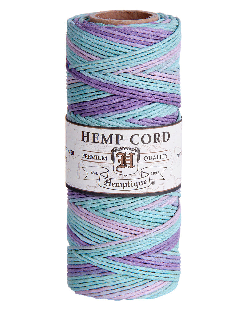 #20 (1mm) Hemp Cord Spools Variegated