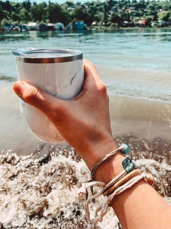 So Haven, Michigan Sand Bead Bracelet by Earth Bands — view 2