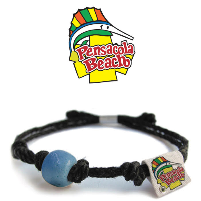 Pensacola Florida Sand Bead Bracelet by Earth Bands