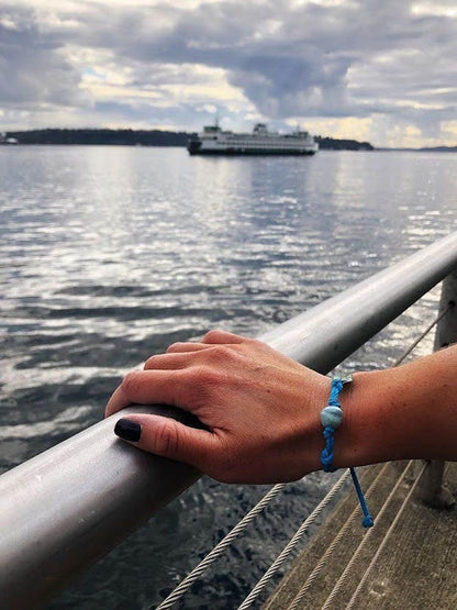 Seattle Washington Sand Bead Bracelet by Earth Bands — view 3