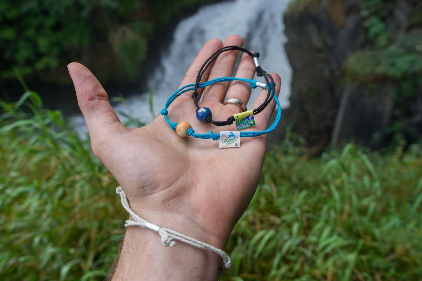 Portland Oregon Sand Bead Bracelet by Earth Bands — view 4