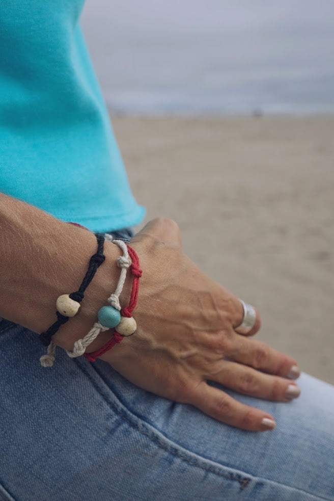 Maryland Sand Bead Bracelet by Earth Bands — view 3