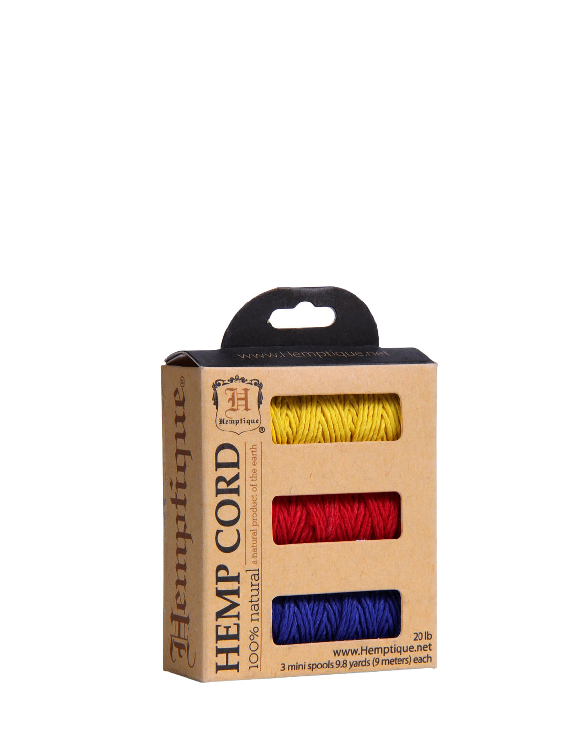 #20 Hemp Cord 3-Pack Mini Spools